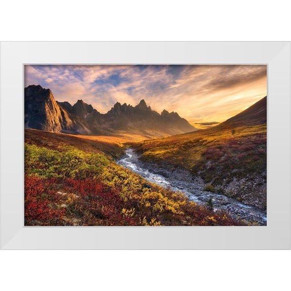 Moore, Chris 14x11 White Modern Wood Framed Museum Art Print Titled - Mountain Paradise