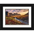 thumbnail image 1 of Moore, Chris 18x13 Black Ornate Wood Framed with Double Matting Museum Art Print Titled - Mountain Paradise, 1 of 4