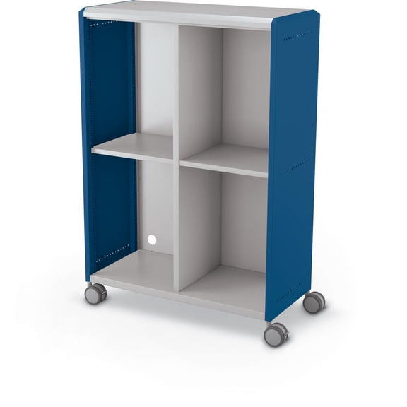 Moore Compass Cabinet - Grande -Cubbies / Casters- Navy