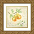 thumbnail image 1 of Moore, Linda 15x15 Gold Ornate Wood Framed with Double Matting Museum Art Print Titled - Pear, 1 of 4