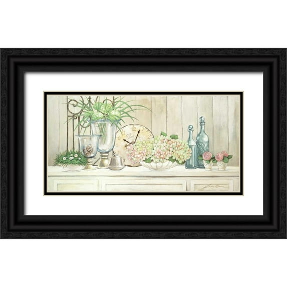 Moore, Linda 18x11 Black Ornate Wood Framed with Double Matting Museum Art Print Titled - Timeless