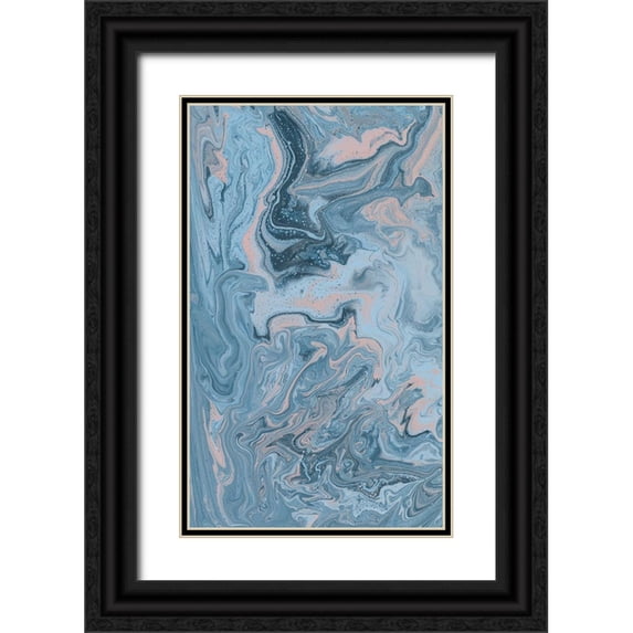 Moore, Regina 10x14 Black Ornate Wood Framed with Double Matting Museum Art Print Titled - Unconfined I