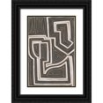 thumbnail image 1 of Moore, Regina 11x14 Black Ornate Wood Framed with Double Matting Museum Art Print Titled - Abstract Maze I, 1 of 4