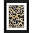thumbnail image 1 of Moore, Regina 11x14 Black Ornate Wood Framed with Double Matting Museum Art Print Titled - Gold Tested II, 1 of 4