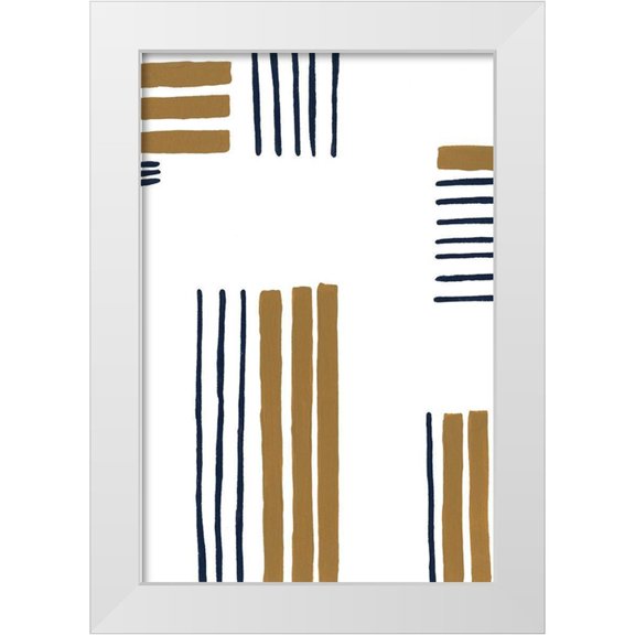 Moore, Regina 11x14 White Modern Wood Framed Museum Art Print Titled - Underscore III