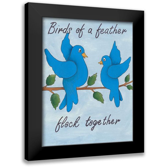 Moore, Regina 12x14 Black Modern Framed Museum Art Print Titled - Animal Expressions IV