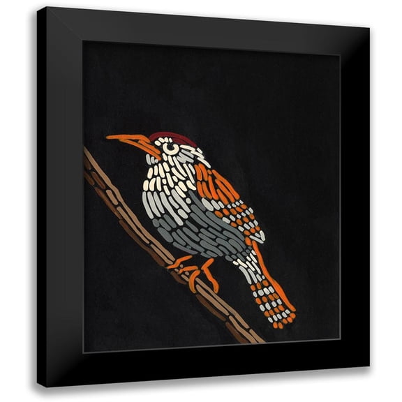 Moore, Regina 12x14 Black Modern Framed Museum Art Print Titled - Forest Dweller VIII