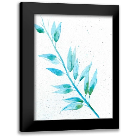 Moore, Regina 12x14 Black Modern Framed Museum Art Print Titled - Leaf Sunshine II