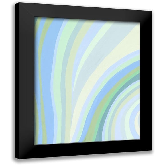 Moore, Regina 12x14 Black Modern Framed Museum Art Print Titled - Natural Flow I