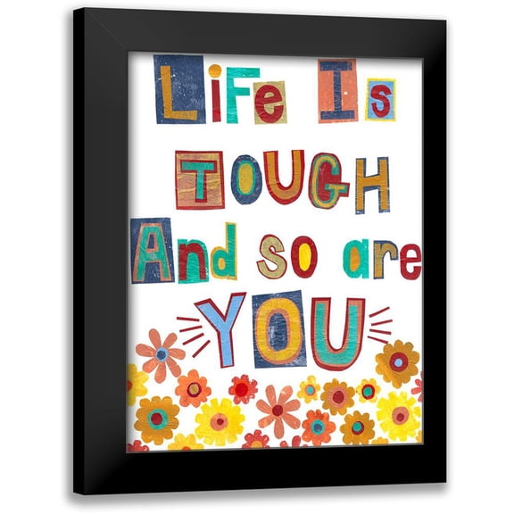 Moore, Regina 12x14 Black Modern Framed Museum Art Print Titled - Positive Power III