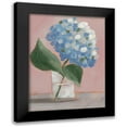 thumbnail image 1 of Moore, Regina 12x14 Black Modern Framed Museum Art Print Titled - Single Hydrangea II, 1 of 5
