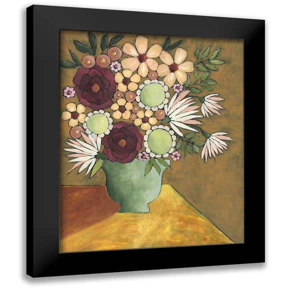 Moore, Regina 12x14 Black Modern Framed Museum Art Print Titled - Table Arrangement I