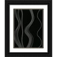 thumbnail image 1 of Moore, Regina 12x14 Black Ornate Wood Framed with Double Matting Museum Art Print Titled - Rippling Stitches I, 1 of 4