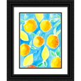 thumbnail image 1 of Moore, Regina 12x14 Black Ornate Wood Framed with Double Matting Museum Art Print Titled - Summer Citrus I, 1 of 4
