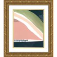 thumbnail image 1 of Moore, Regina 12x14 Gold Ornate Wood Framed with Double Matting Museum Art Print Titled - Simple Marks IV, 1 of 4