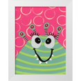 thumbnail image 1 of Moore, Regina 12x14 White Modern Wood Framed Museum Art Print Titled - Happy Creatures VII, 1 of 4