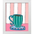 thumbnail image 1 of Moore, Regina 12x14 White Modern Wood Framed Museum Art Print Titled - Mid Morning Coffee II, 1 of 4