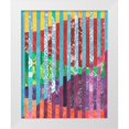 thumbnail image 1 of Moore, Regina 12x14 White Modern Wood Framed Museum Art Print Titled - Quilted Monoprints III, 1 of 4
