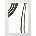 thumbnail image 1 of Moore, Regina 13x18 White Modern Wood Framed Museum Art Print Titled - Ink Lines III, 1 of 4