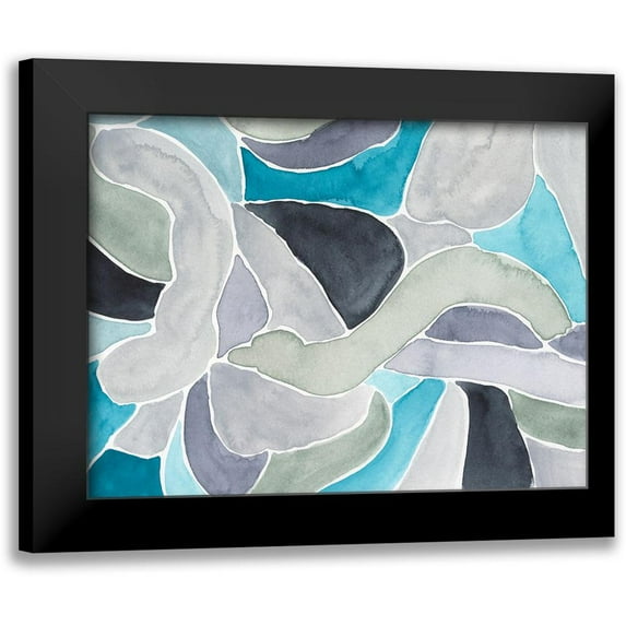 Moore, Regina 14x12 Black Modern Framed Museum Art Print Titled - Subtle Billows II