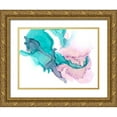 thumbnail image 1 of Moore, Regina 14x12 Gold Ornate Wood Framed with Double Matting Museum Art Print Titled - Peaceful Melody I, 1 of 4