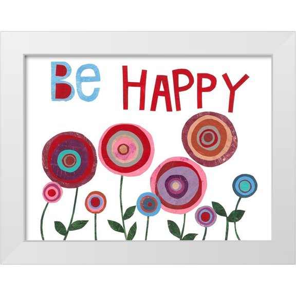 Moore, Regina 14x12 White Modern Wood Framed Museum Art Print Titled - Garden Sentiment II