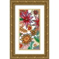 thumbnail image 1 of Moore, Regina 14x24 Gold Ornate Wood Framed with Double Matting Museum Art Print Titled - Flowering Garden Whimsy I, 1 of 4