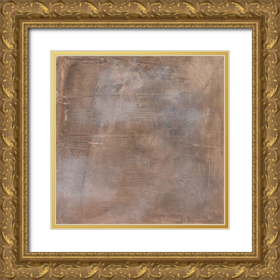 Moore, Regina 15x15 Gold Ornate Wood Framed with Double Matting Museum Art Print Titled - Subtle Confusion II