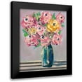 thumbnail image 1 of Moore, Regina 15x18 Black Modern Framed Museum Art Print Titled - Feisty Floral I, 1 of 5