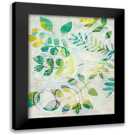 Moore, Regina 15x18 Black Modern Framed Museum Art Print Titled - Leaf Relics III