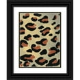 thumbnail image 1 of Moore, Regina 15x18 Black Ornate Wood Framed with Double Matting Museum Art Print Titled - Of the Wild Patterns III, 1 of 4