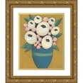 thumbnail image 1 of Moore, Regina 15x18 Gold Ornate Wood Framed with Double Matting Museum Art Print Titled - Country Garden Bouquet I, 1 of 4