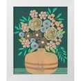 thumbnail image 1 of Moore, Regina 15x18 White Modern Wood Framed Museum Art Print Titled - Flower Garden Bouquet III, 1 of 4
