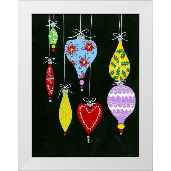 Moore, Regina 15x18 White Modern Wood Framed Museum Art Print Titled - Jazzy Christmas II
