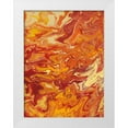 thumbnail image 1 of Moore, Regina 15x18 White Modern Wood Framed Museum Art Print Titled - Nomadic Blaze IV, 1 of 4