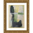 thumbnail image 1 of Moore, Regina 17x24 Gold Ornate Wood Framed with Double Matting Museum Art Print Titled - Meditative View II, 1 of 4
