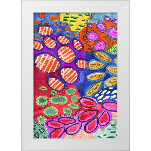 Moore, Regina 17x24 White Modern Wood Framed Museum Art Print Titled - Vibrantly Changing I