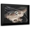 thumbnail image 1 of Moore, Regina 18x15 Black Modern Framed Museum Art Print Titled - Midnight Swirl I, 1 of 5