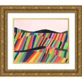 thumbnail image 1 of Moore, Regina 18x15 Gold Ornate Wood Framed with Double Matting Museum Art Print Titled - Rainbow Fields II, 1 of 4