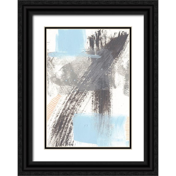 Moore, Regina 18x24 Black Ornate Wood Framed with Double Matting Museum Art Print Titled - Kenetic III