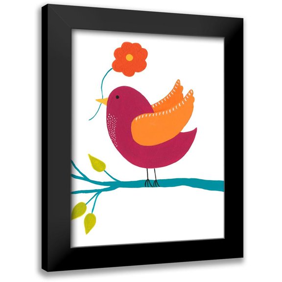 Moore, Regina 19x24 Black Modern Framed Museum Art Print Titled - Cute Bird II