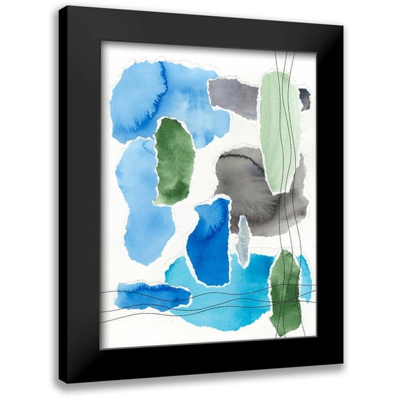 Moore, Regina 19x24 Black Modern Framed Museum Art Print Titled - Organic Groove I