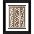 thumbnail image 1 of Moore, Regina 19x24 Black Ornate Wood Framed with Double Matting Museum Art Print Titled - Ancestral Marks IV, 1 of 4