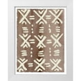thumbnail image 1 of Moore, Regina 19x24 White Modern Wood Framed Museum Art Print Titled - Ancestral Marks VII, 1 of 4