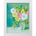 thumbnail image 1 of Moore, Regina 19x24 White Modern Wood Framed Museum Art Print Titled - Pastel Blossoms I, 1 of 4