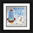 thumbnail image 1 of Moore, Regina 20x20 Black Ornate Wood Framed with Double Matting Museum Art Print Titled - Future Space Explorer IV, 1 of 4