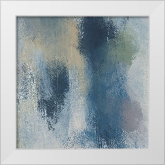 Moore, Regina 20x20 White Modern Wood Framed Museum Art Print Titled - Azure Blend I