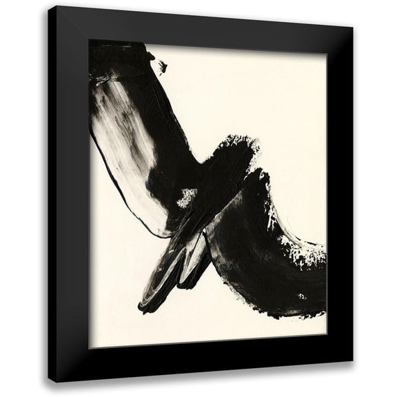 Moore, Regina 20x23 Black Modern Framed Museum Art Print Titled - Black Expression I