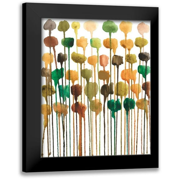 Moore, Regina 20x24 Black Modern Framed Museum Art Print Titled - Autumn Drips I