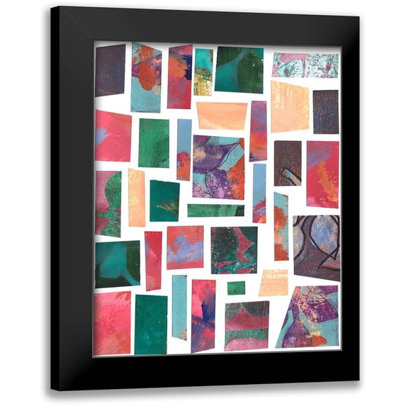 Moore, Regina 20x24 Black Modern Framed Museum Art Print Titled - Broken Fragments IV
